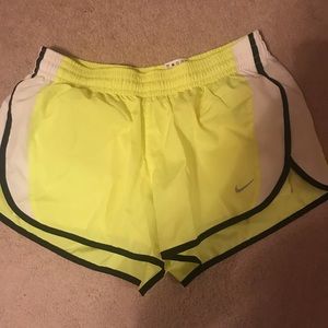 Neon Nike shorts